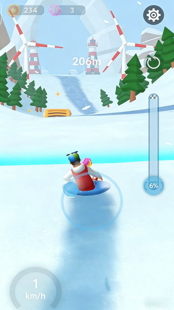 雪橇冲浪