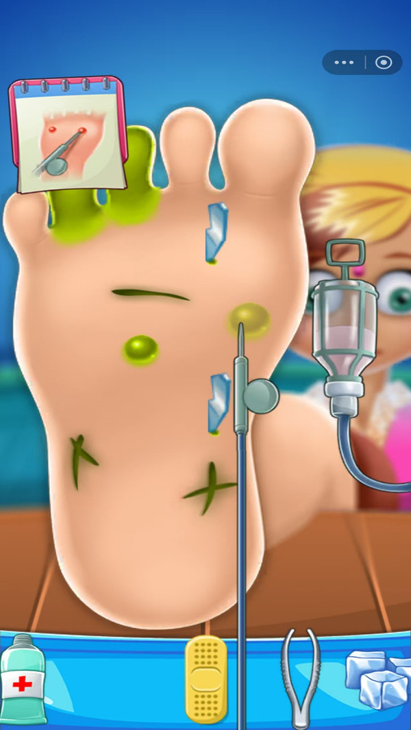 解压修脚闯关游戏