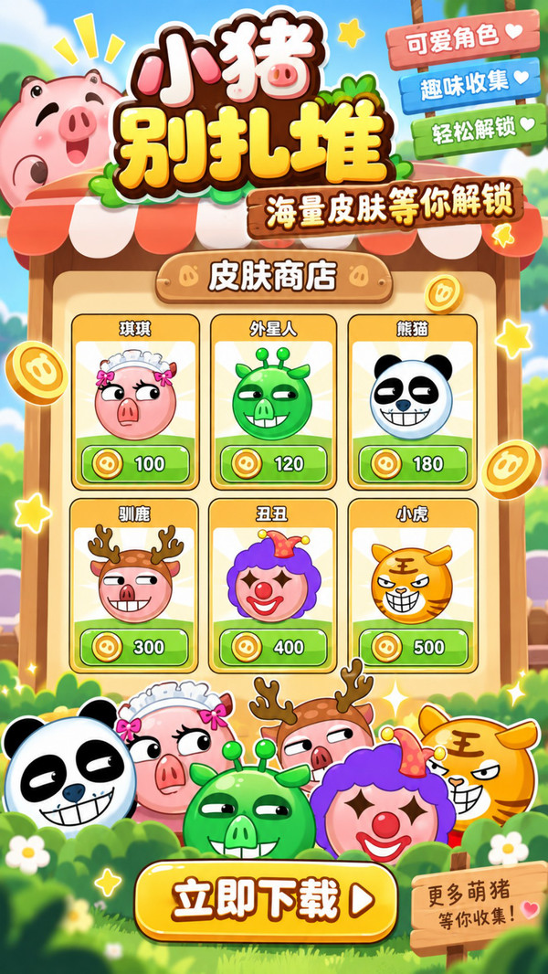 小猪别扎堆