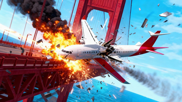 飞机碰撞模拟器-真实飞机碰撞