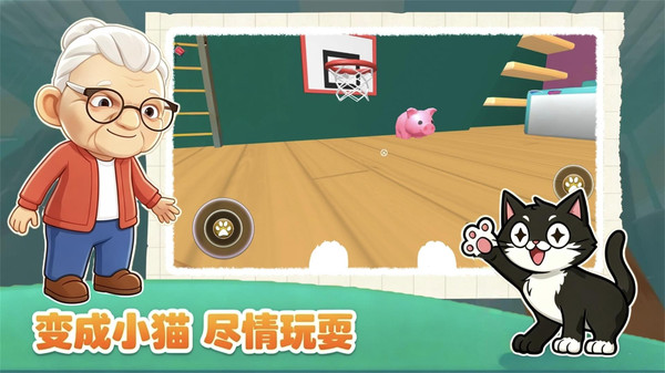 奶奶的贴心小猫咪