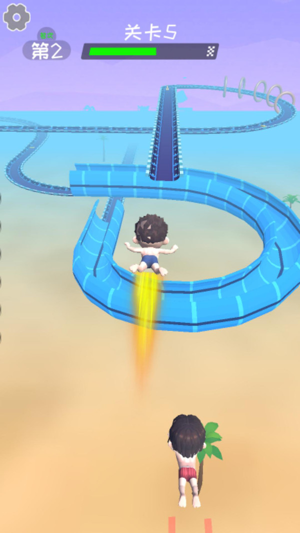 水上滑梯乐园小游戏