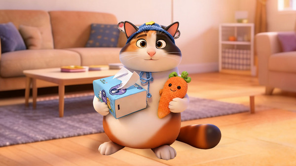 萝卜纸巾猫