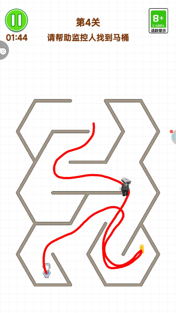 指尖逃亡-马桶人迷宫闯关