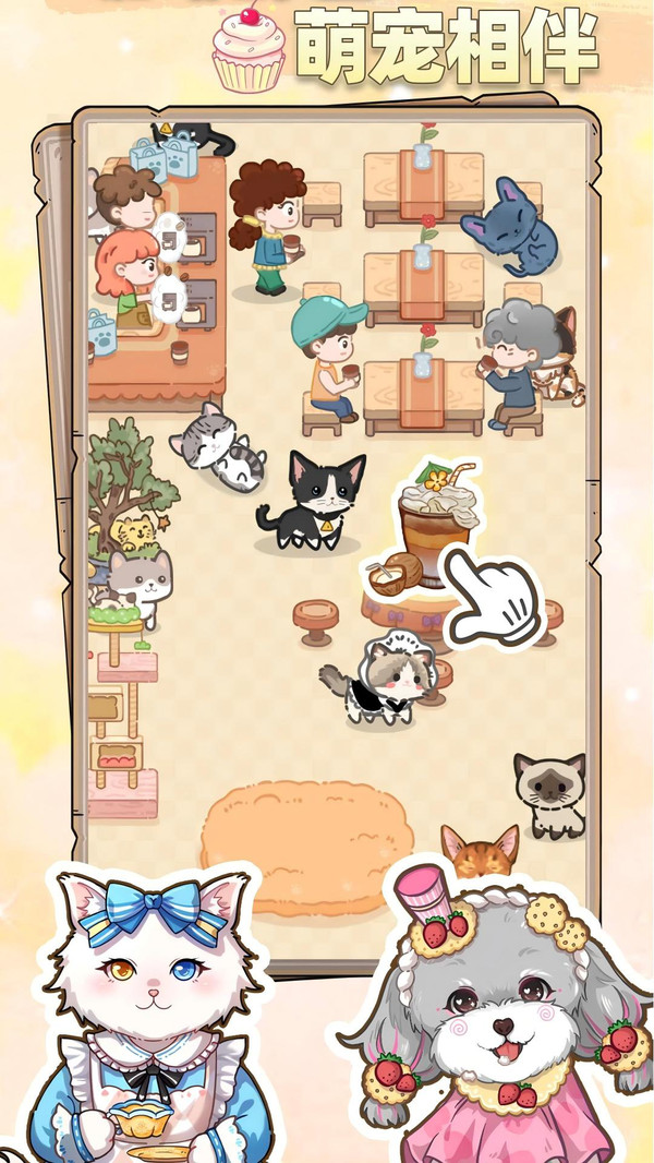 猫猫狗狗一起玩