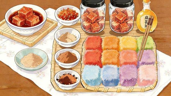 手工制作霉豆腐