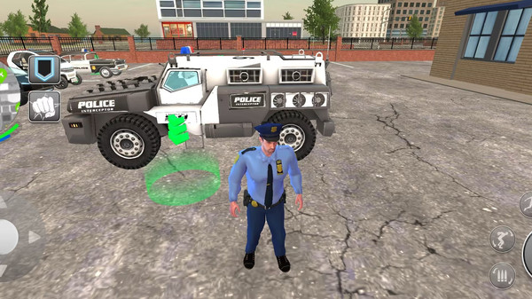 驾驶警车巡逻模拟