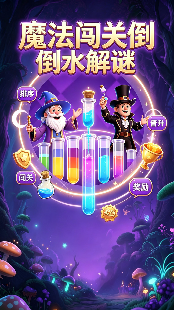 魔术师倒水