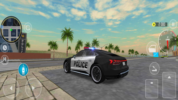 警车追逐模拟