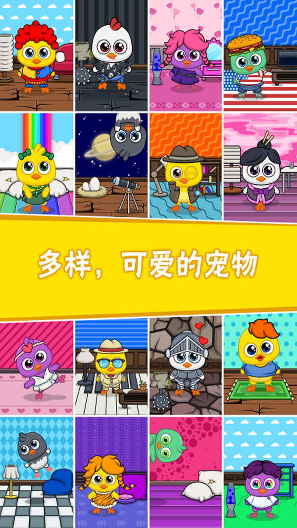 我的宠物小黄鸡