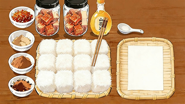 手工制作霉豆腐