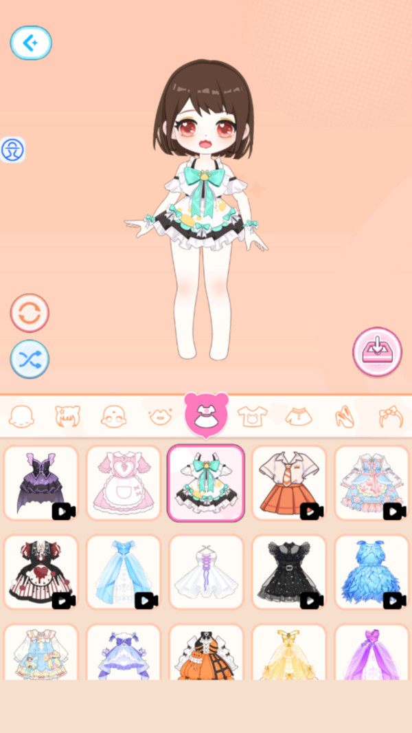 彩虹换装秀