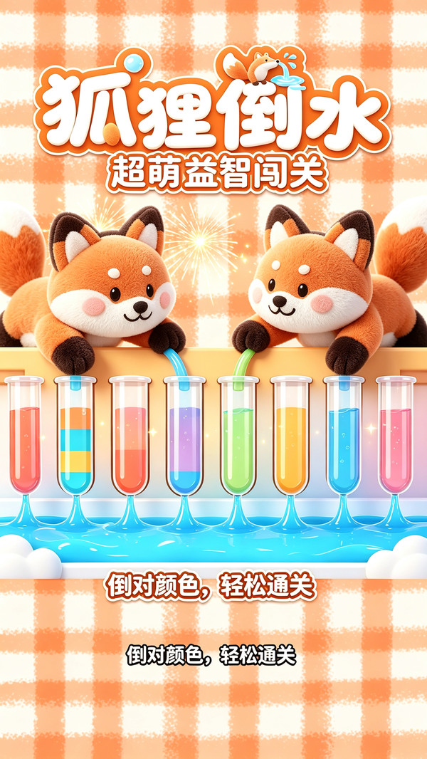 狐狸倒水