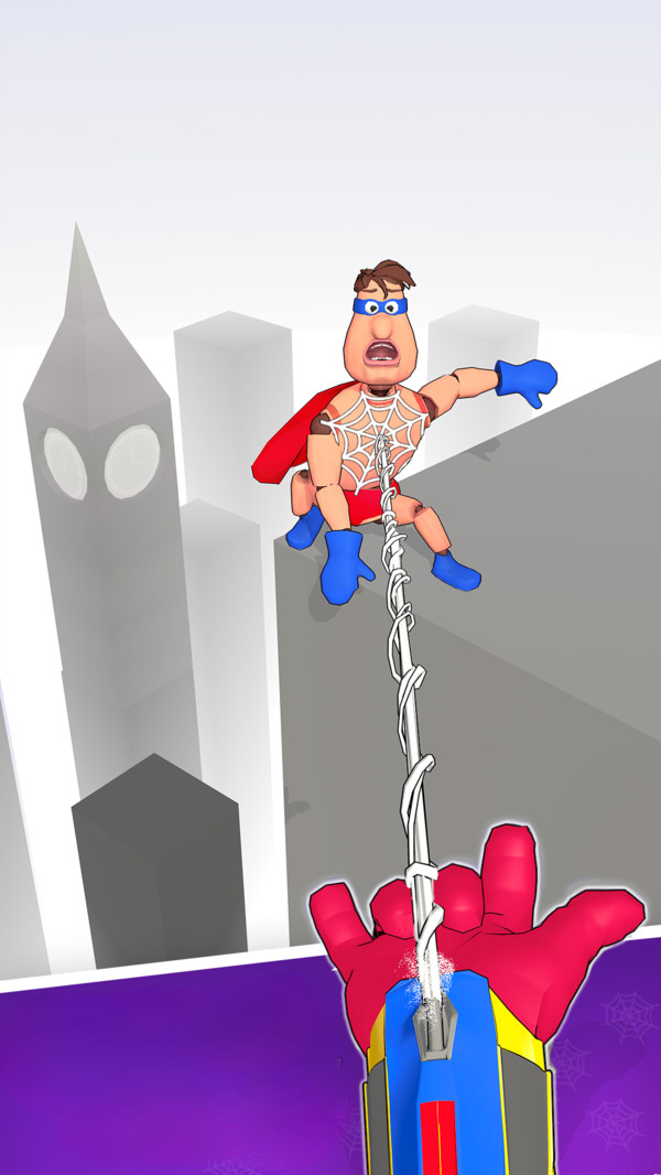 打爆怪兽-绳索英雄大闯关