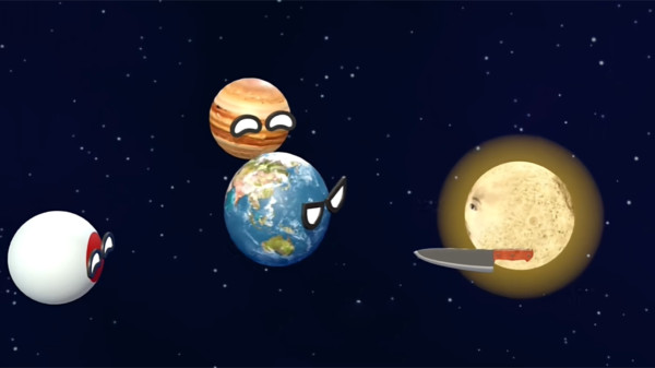 爆炸毁灭星球模拟-趣味星球动画
