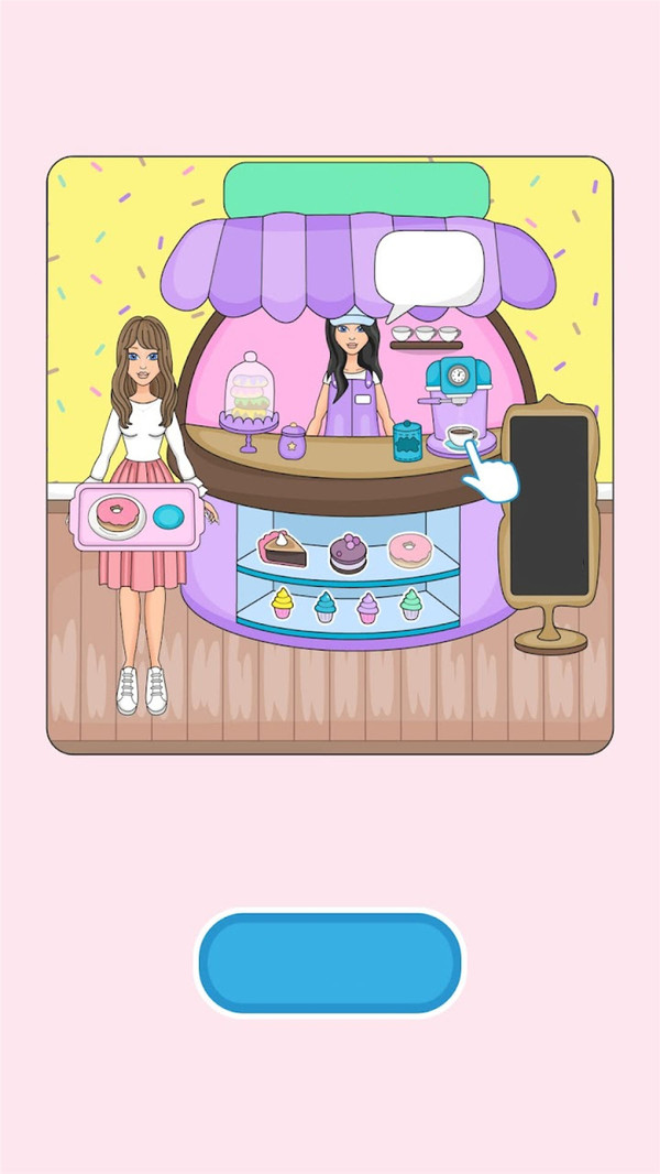 可爱女孩化妆