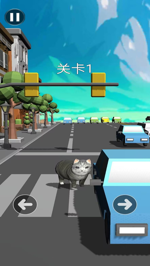小猫爱冒险-oi小猫过马路