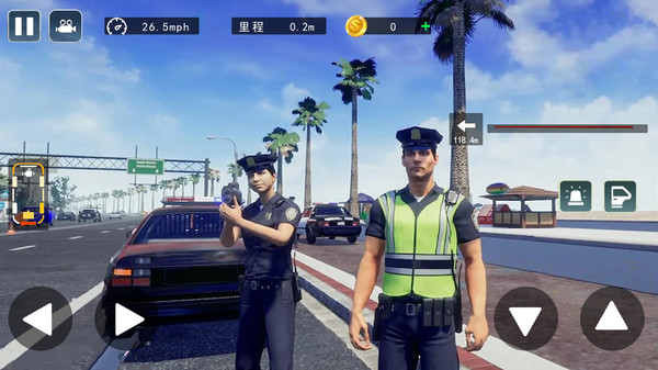 警车极速追击-城市警察模拟