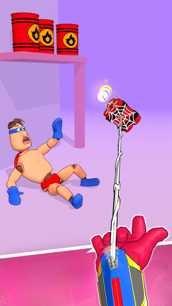 打爆怪兽-绳索英雄大闯关