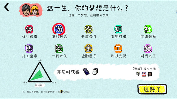 模拟人生轨迹-我的人生