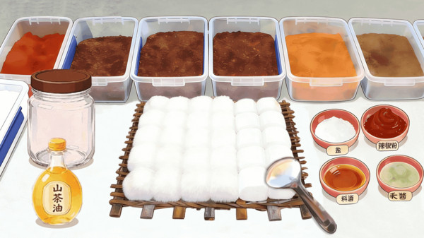 霉豆腐摆摊制作