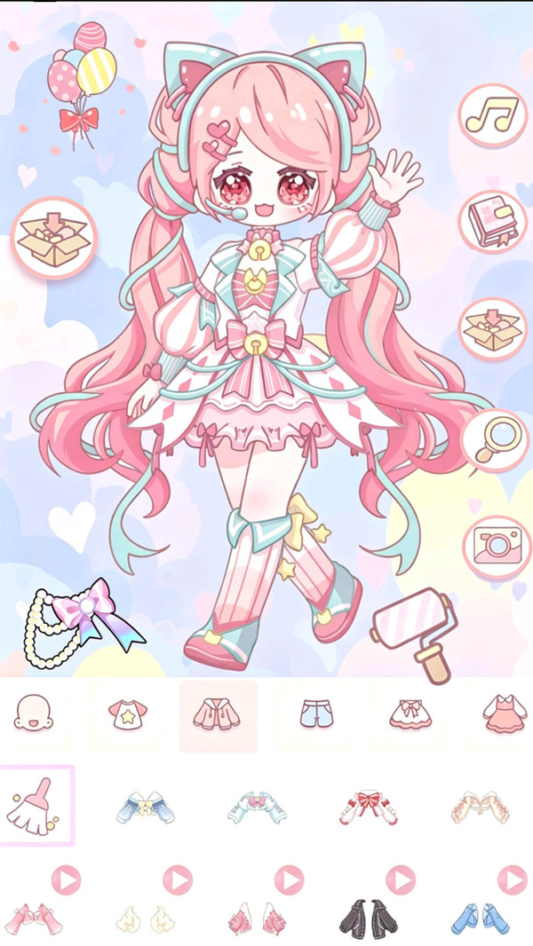 粉彩少女学院派