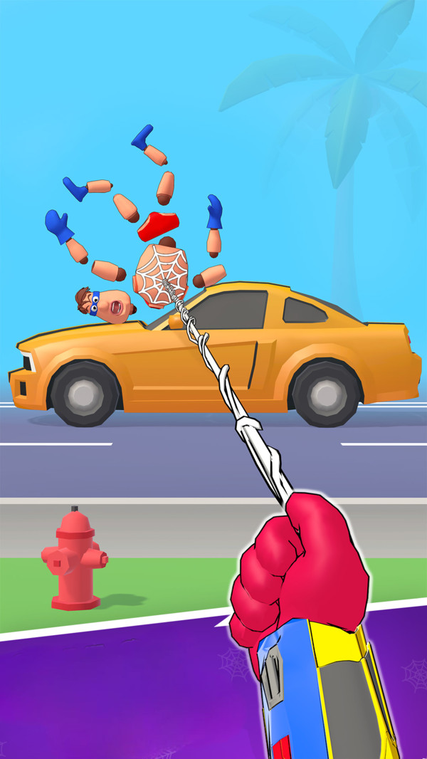 打爆怪兽-绳索英雄大闯关