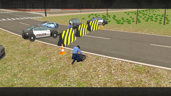 警车驾驶体验模拟