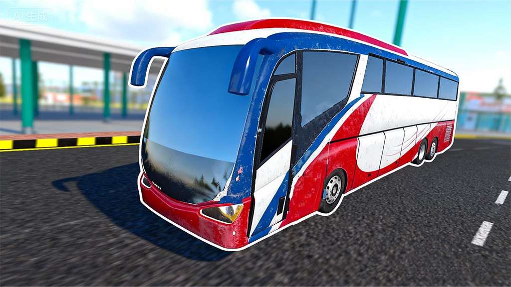 巴士模拟器3-上坡山地巴士模拟