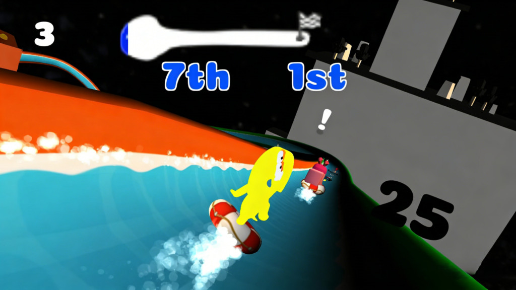 水上乐园滑梯跑酷