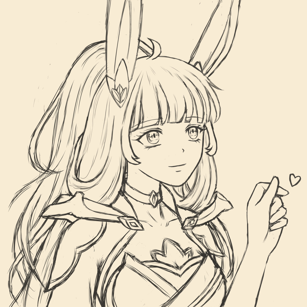 公孙离头像同人绘画在线比心-祝贺加入snk