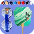 DIY手工制作-漆扇制作