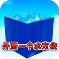 空岛水世界生存-水方块摸鱼