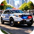 城市警车巡逻