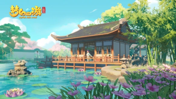 打造属于自己的庭院《梦幻西游三维版》家园玩法上线  家园设计大赛同期上线