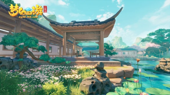 打造属于自己的庭院《梦幻西游三维版》家园玩法上线  家园设计大赛同期上线