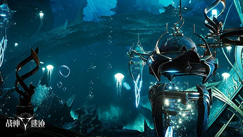 深海恐惧症勿入《战神遗迹》手游海底场景曝光