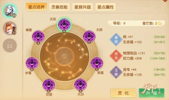 全太阴灵兽星盘《天下》手游极品炼化大起底