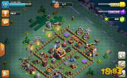 部落冲突稳定2800杯 夜世界5本新阵型分享