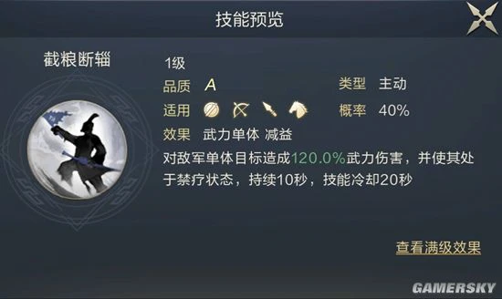 《鸿图之下》魏国名将夏侯尚属性及简评