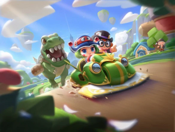 魔法之星，童梦传奇!由世纪天成与腾讯合作联运的《跑跑卡丁车官方竞速版》手游燃擎归来