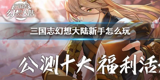 《三国志幻想大陆》新手怎么玩 新手开局玩法介绍