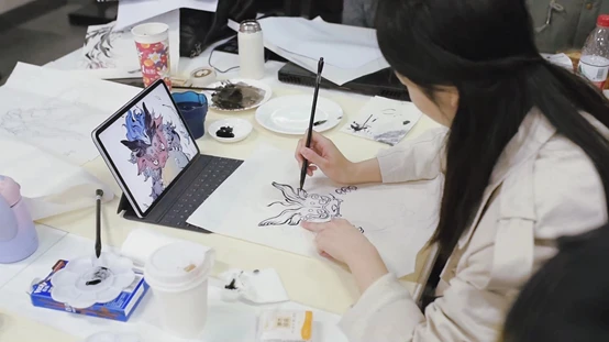 《一念逍遥》与中国美术学院合作 水墨国风主题课程启动